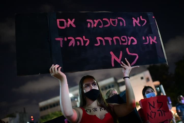 אונס אילת הפגנה תל אביב מחאה פמיניזם